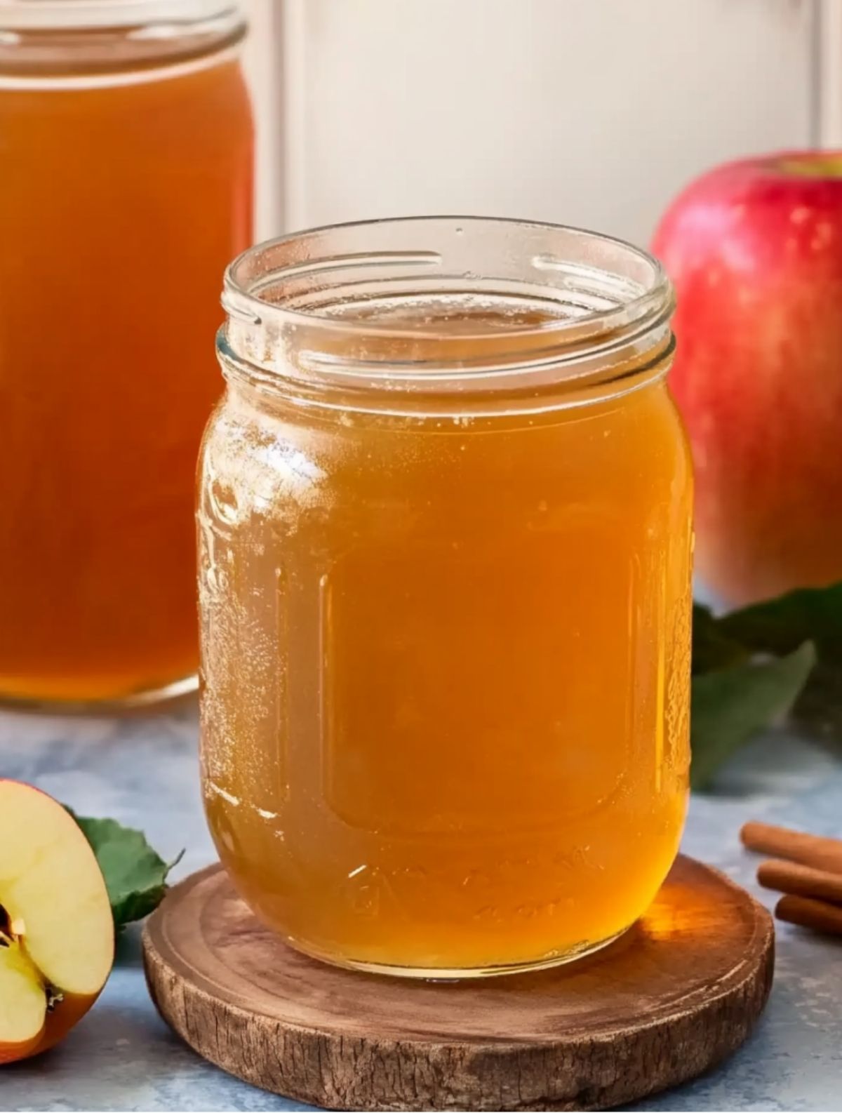 homemade apple pie moonshine in mason jar